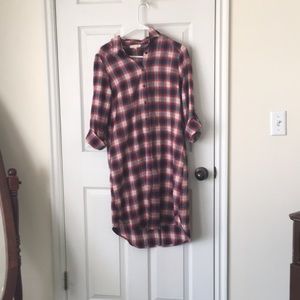 Cute flannel dress